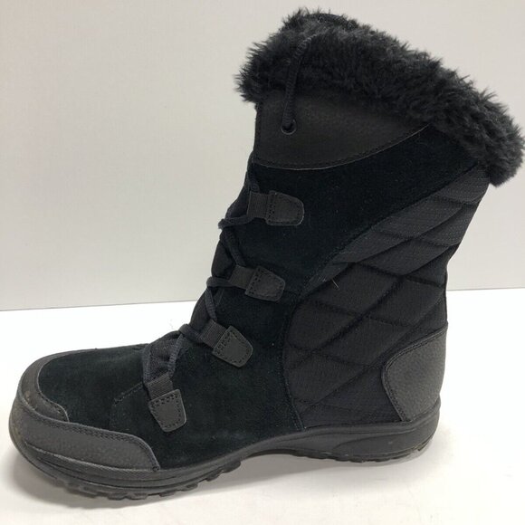 Columbia Women’s Ice Maiden II, Black Winter Boots, Size 8.5 M - Picture 2 of 6